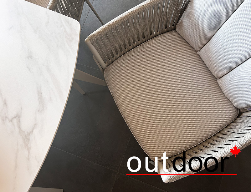 Комплект мебели OUTDOOR Неаполь (стол, 6 стульев), латте