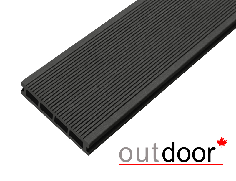 Террасная доска ДПК Outdoor 3D 150*25*3000 мм STORM/вельвет черная