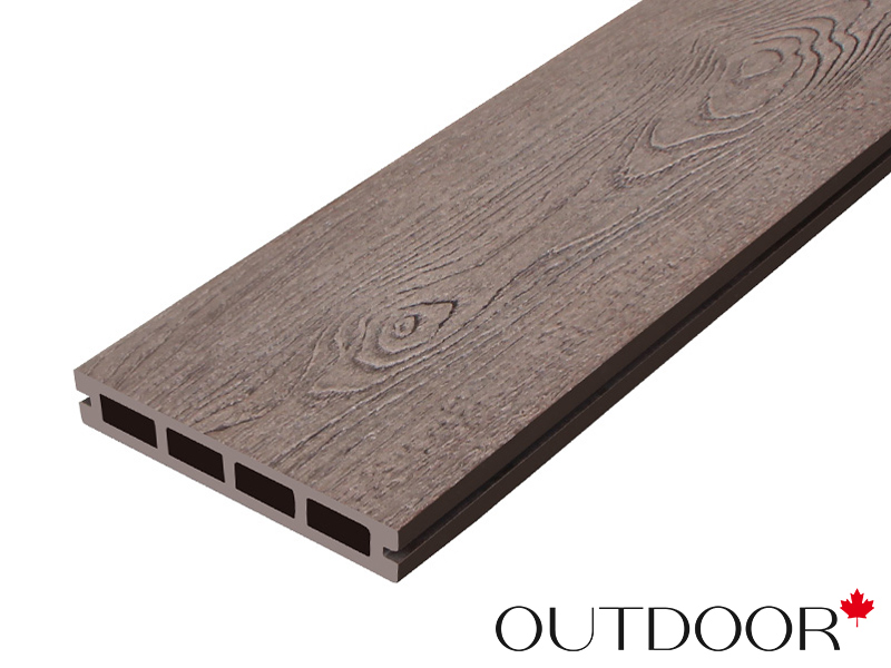 Террасная доска ДПК Outdoor 3D 150*25*3000 мм NEVADA/CALIFORNIA BROWN  коричневая микс