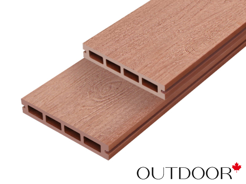 Террасная доска ДПК Outdoor 3D 150*25*4000 мм. NEVADA/CALIFORNIA  красное дерево