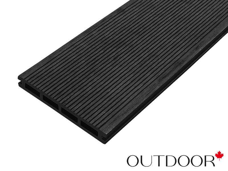 Террасная доска ДПК Outdoor 3D 150*20*4000 мм. HAVANA/вельвет черная