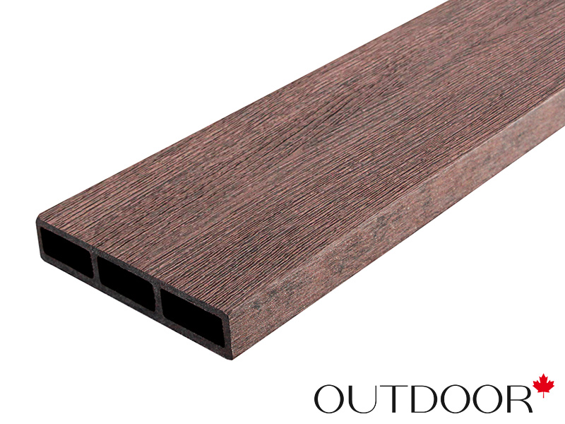 Доска ДПК Outdoor 115*22*3000 мм. STORM BROWN коричневая микс