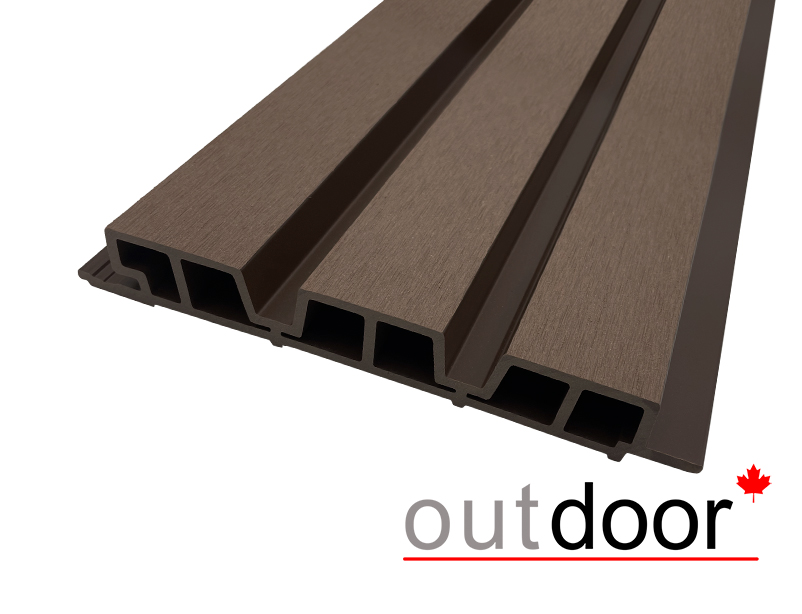 Панель универсальная ДПК Outdoor 3D 233.5*32*3500 мм. шлифованная мореный дуб