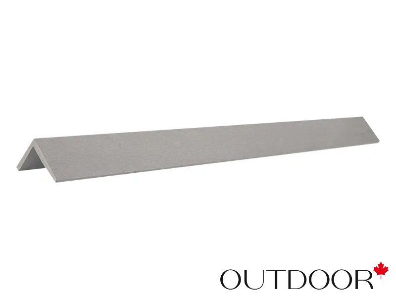 Угол завершающий ДПК Outdoor 50*50*4000 мм. шлифованный HAVANA GREY серый