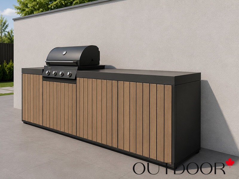 Универсальный профиль ДПК Outdoor 80*20*4000 мм. полнотелый STORM дуб