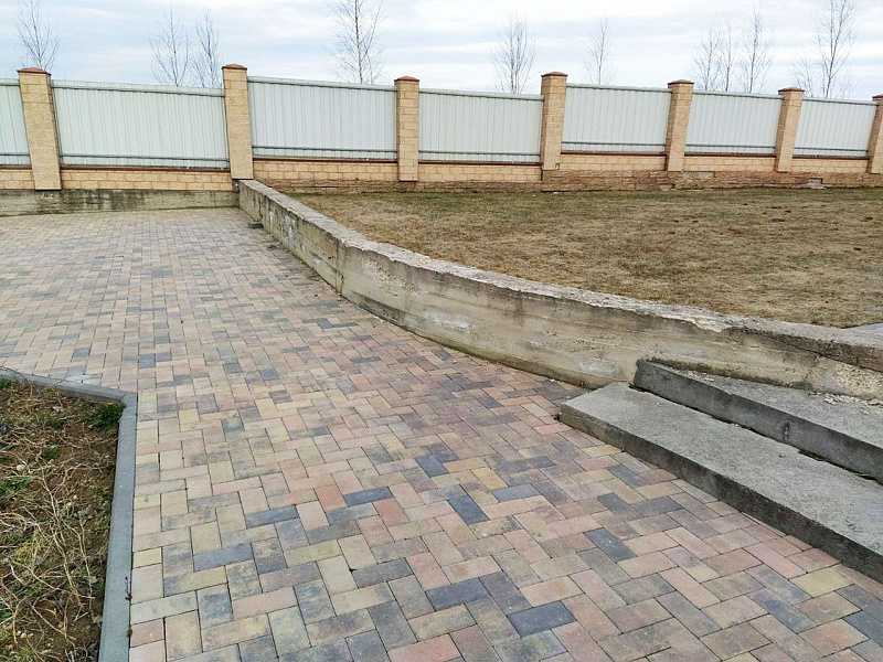 Комплексное благоустройство  из доски Outdoor в оттенке Дуб