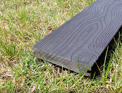 Террасная доска ДПК Outdoor 3D 140*25*3000 мм. полнотелая STORM/OCEAN BLACK черная