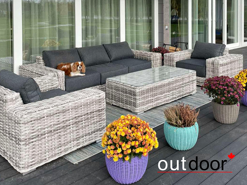 Мебель Outdoor на загородном участке