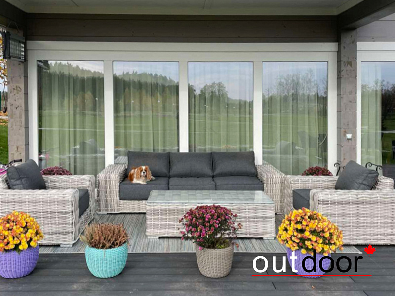 Мебель Outdoor на загородном участке