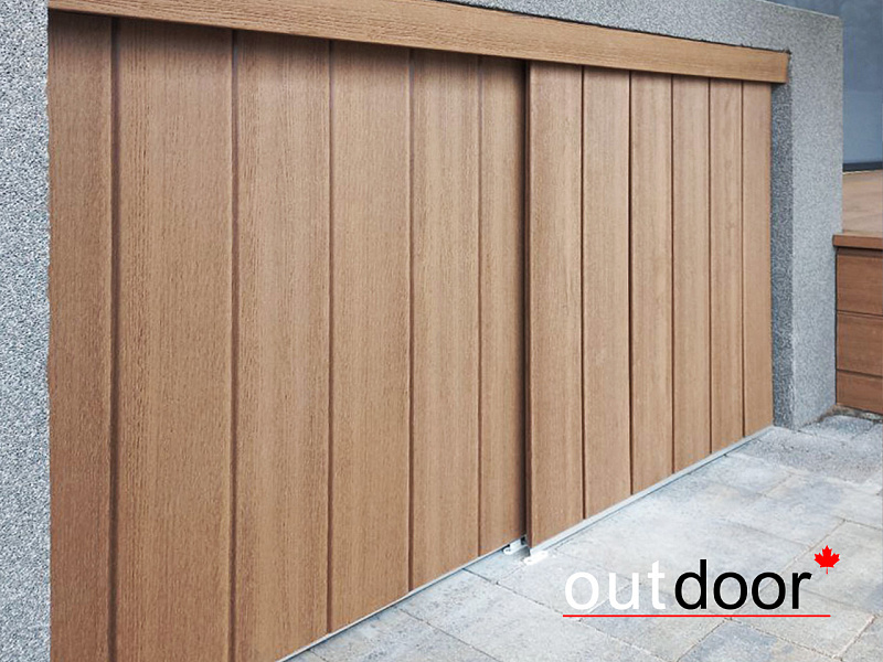 Терраса и садовый шкаф из ДПК