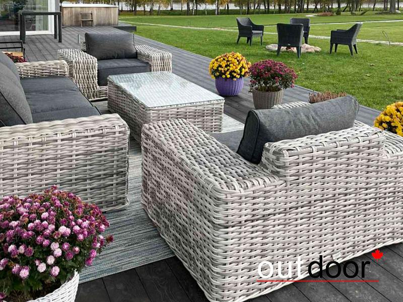 Мебель Outdoor на загородном участке