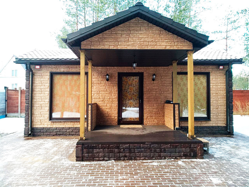 Ограждения из ДПК Outdoor для крыльца дома