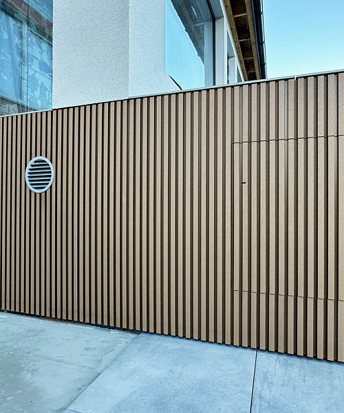 Облицовка фасадной части террасы