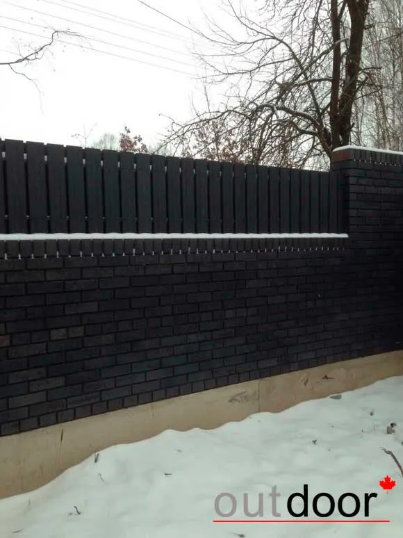 Забор в частном жилом доме в Минске