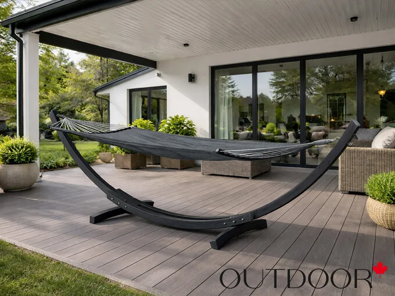 Гамак с каркасом OUTDOOR Эль-Нидо, графит