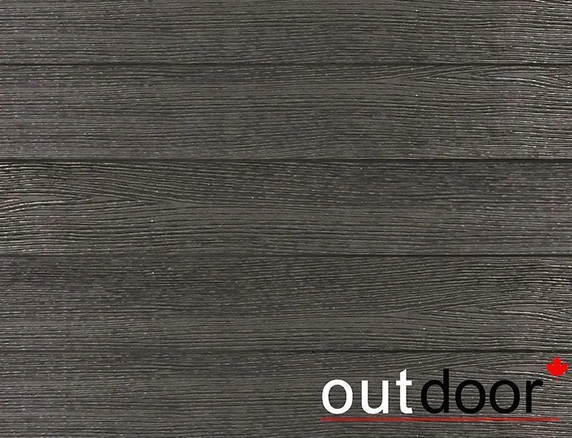 Доска ДПК Outdoor 115*22*3000 мм. STORM BLACK черная