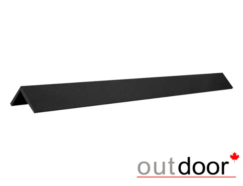 Угол завершающий ДПК Outdoor 50*50*3000 мм. шлифованный  черный