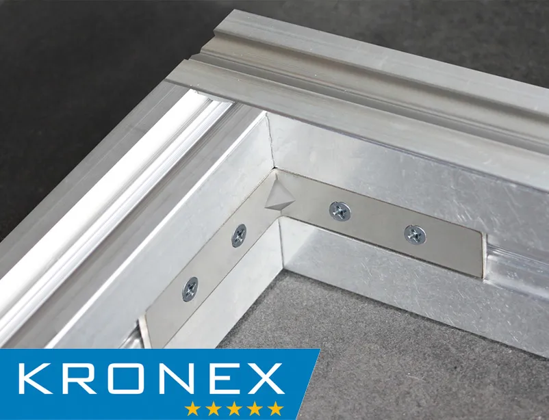 Соединитель KRONEX угловой для лаг KRONEX (полка 75х20) (упак/10 шт)