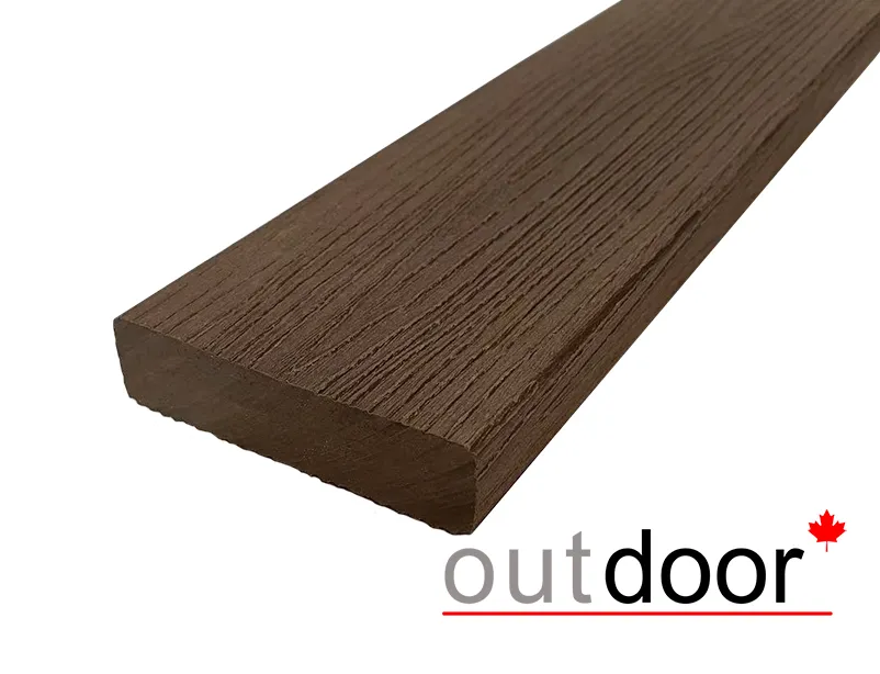 Универсальный профиль ДПК Outdoor 80*20*4000 мм. полнотелый STORM коричневый микс