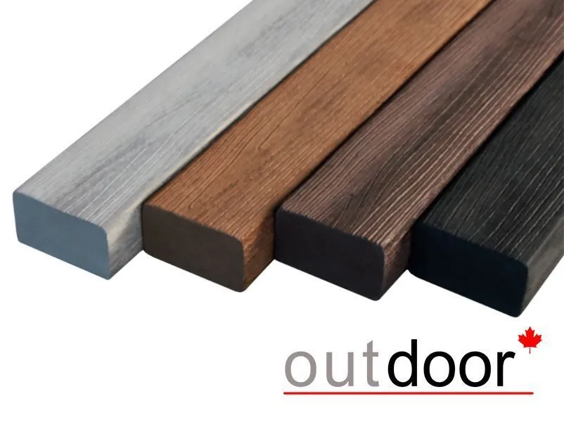 Универсальный профиль ДПК Outdoor 57*32*4000 мм. полнотелый STORM коричневый микс