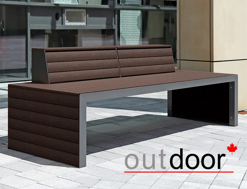 Универсальный профиль ДПК Outdoor 80*20*4000 мм. полнотелый STORM коричневый микс