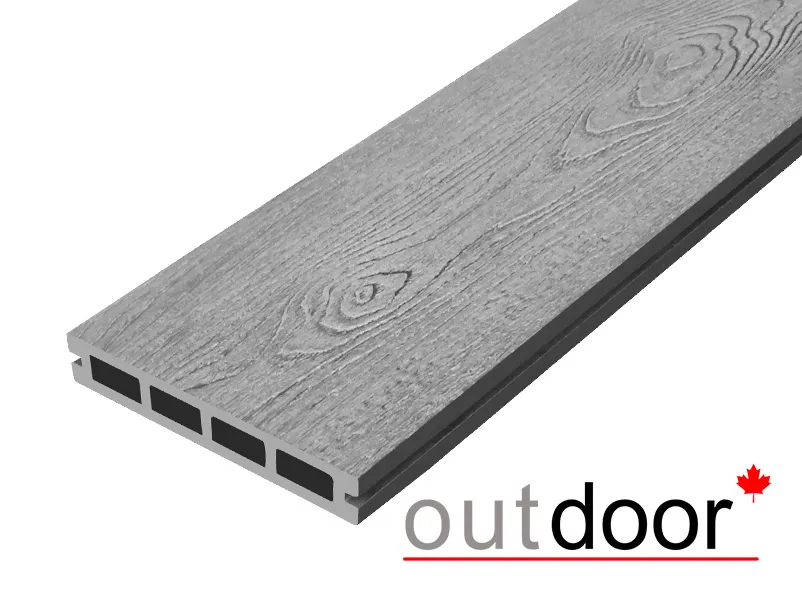 Террасная доска ДПК Outdoor 3D 150*25*4000 мм. NEVADA/CALIFORNIA серая