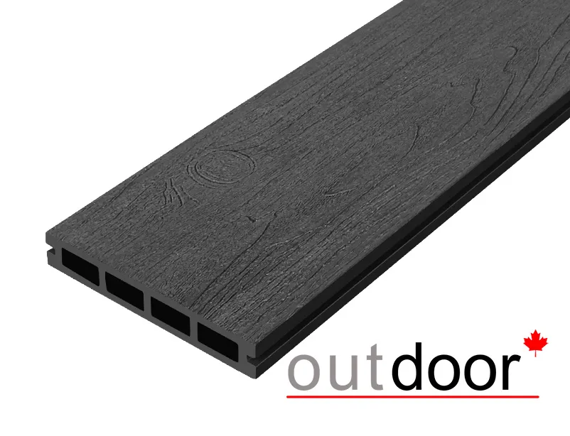 Террасная доска ДПК Outdoor 3D 150*25*4000 мм. NEVADA/CALIFORNIA черная