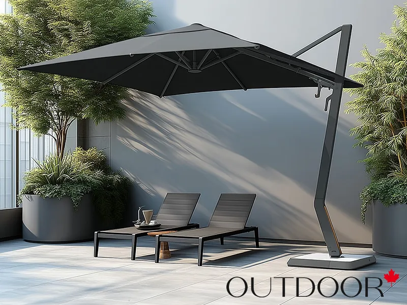 Зонт садовый OUTDOOR Монако, черный