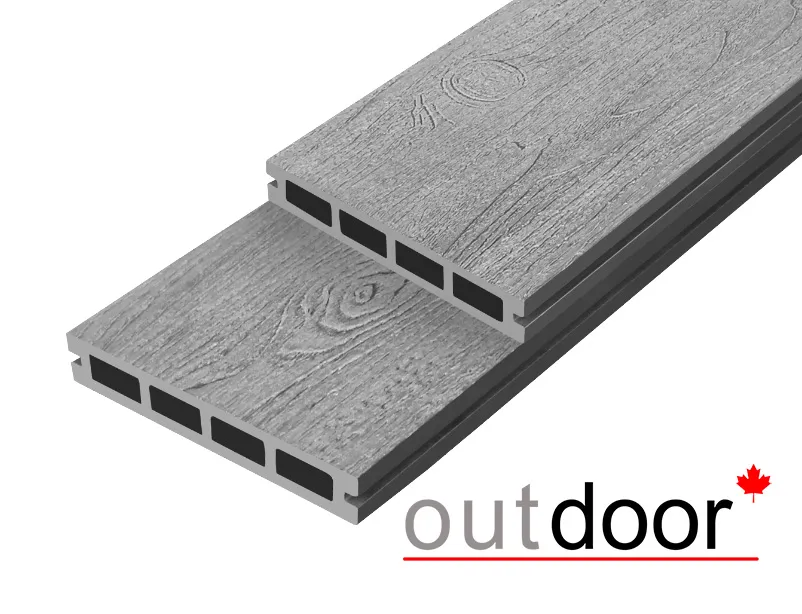 Террасная доска ДПК Outdoor 3D 150*25*4000 мм. NEVADA/CALIFORNIA серая