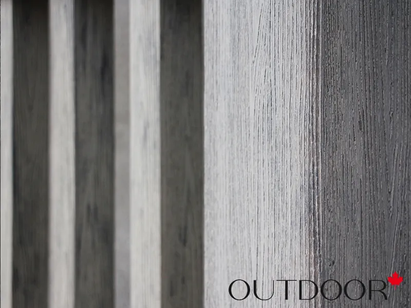 Ограждение из ДПК Outdoor "Классик плюс" 1000*1000 мм. 3D STORM GREY