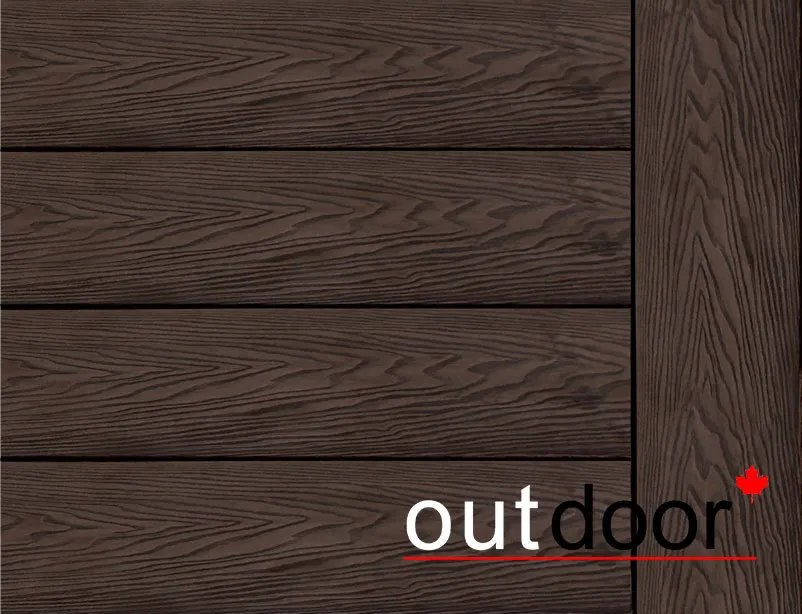 Террасная доска ДПК Outdoor 3D 150*20*3000 мм. HAVANA/вельвет мореный дуб