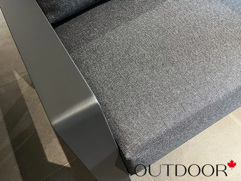 Комплект мебели OUTDOOR Денвер (3-местный диван, 2 кресла, стол), графит