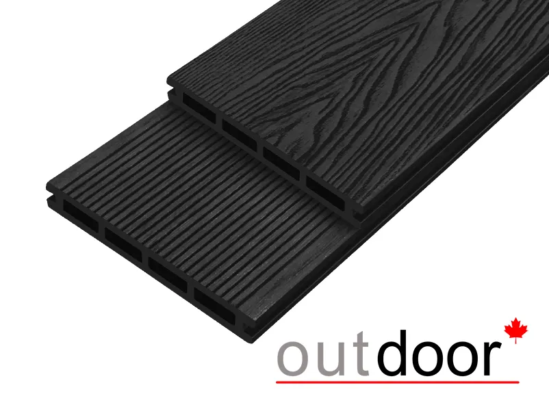 Террасная доска ДПК Outdoor 3D 150*20*3000 мм. HAVANA/вельвет черная