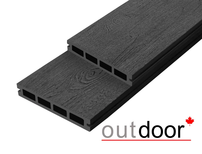 Террасная доска ДПК Outdoor 3D 150*25*3000 мм. NEVADA/CALIFORNIA черная