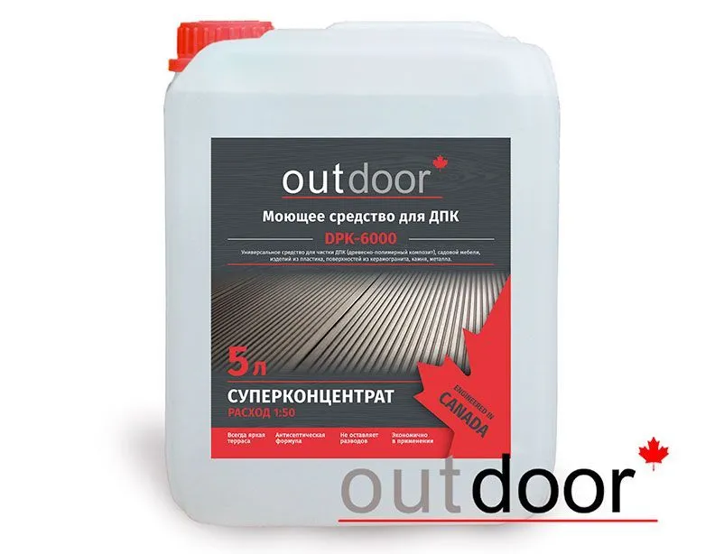 Моющее средство OUTDOOR для ДПК (канистра 5 л.)