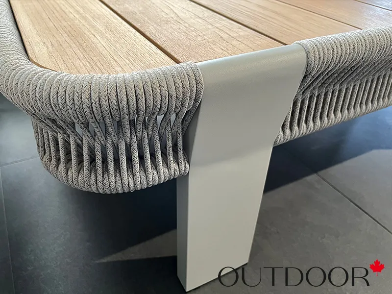 Комплект мебели OUTDOOR Женева (3-местный диван, 2 кресла, кофейный стол), шампань