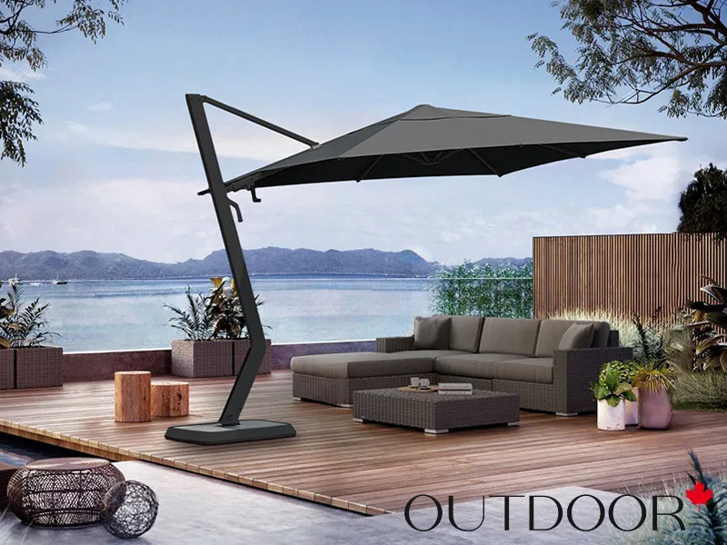 Зонт садовый OUTDOOR Монако, черный