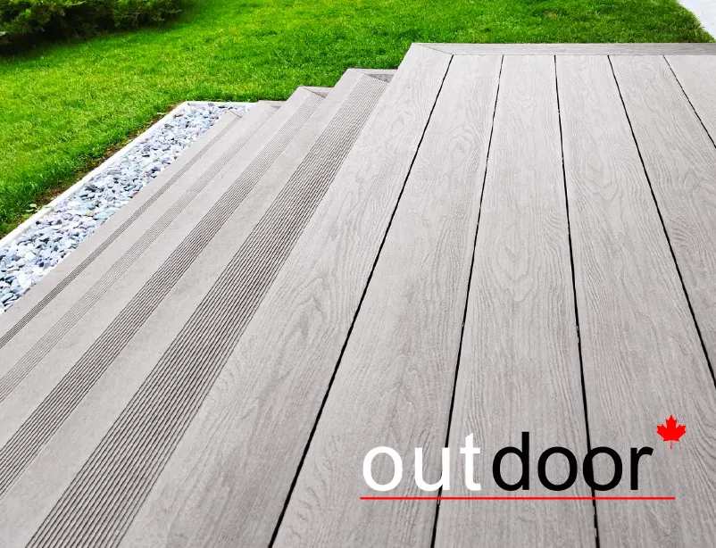 Террасная доска ДПК Outdoor 3D 150*25*4000 мм. завершающая HAVANA/ARIZONA BROWN коричневая микс