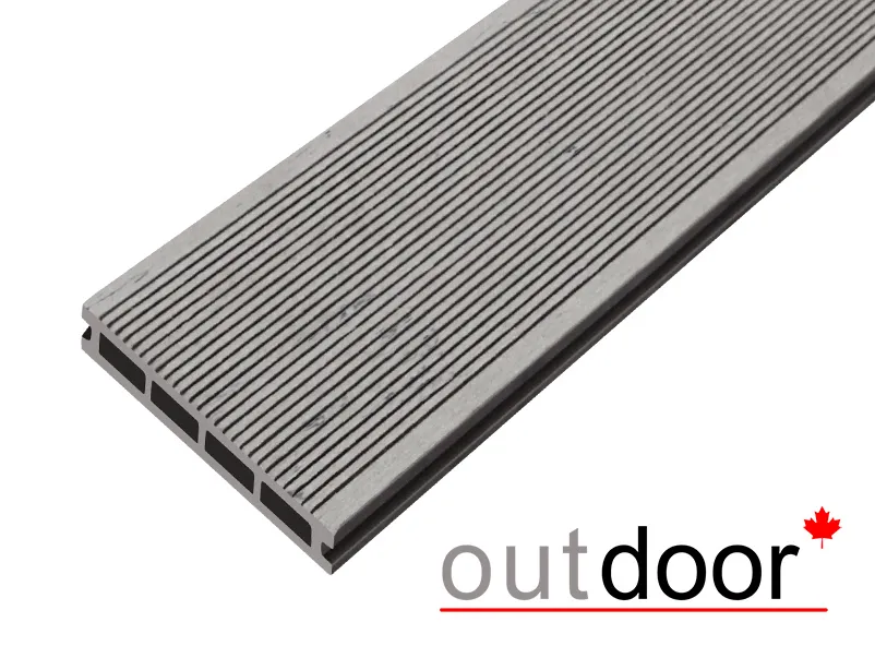 Террасная доска ДПК Outdoor 3D 150*25*3000 мм. STORM/вельвет серая микс
