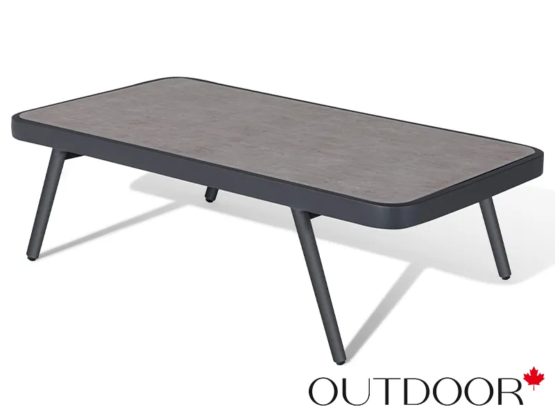 Комплект мебели из роупа OUTDOOR Аликанте (2-местный диван, 2 кресла, кофейный стол), серый микс