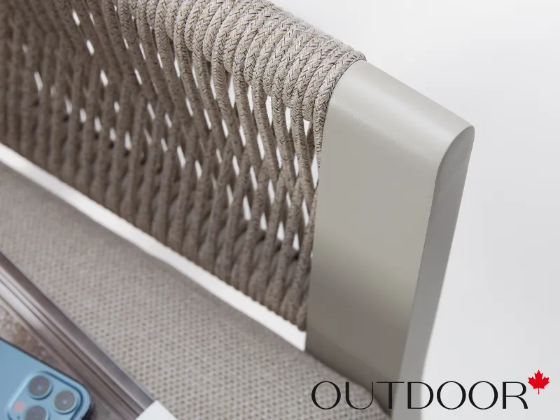 Комплект мебели OUTDOOR Женева (3-местный диван, 2 кресла, кофейный стол), шампань