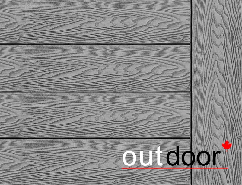 Террасная доска ДПК Outdoor 3D 150*20*3000 мм. HAVANA/вельвет серая