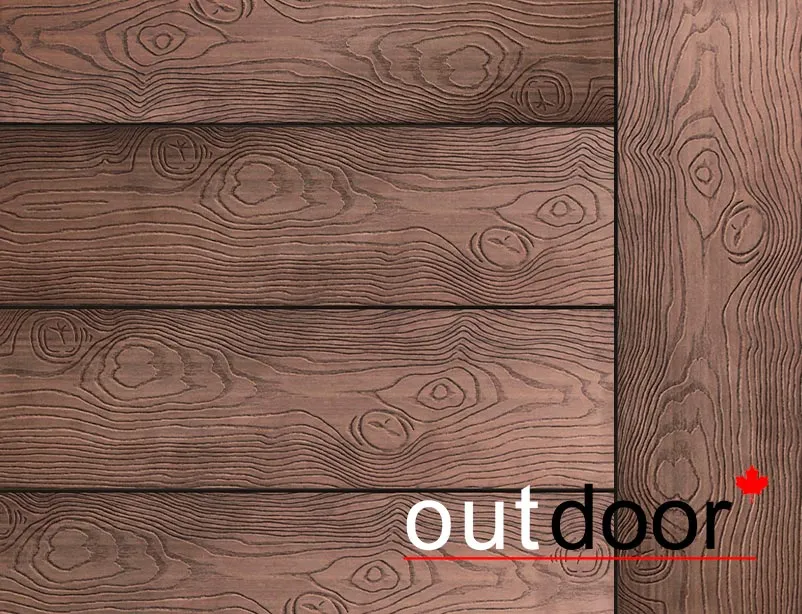 Террасная доска ДПК Outdoor 3D 150*25*4000 мм завершающая STORM/OCEAN BROWN коричневая микс