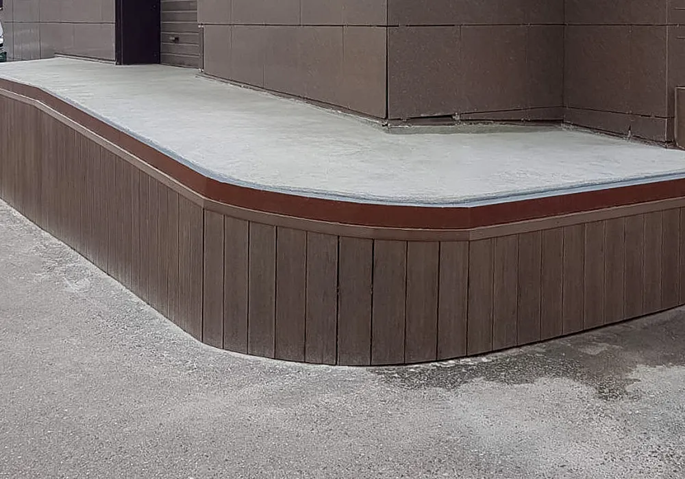 Торцевая зашивка рампы Торцевая зашивка рампы