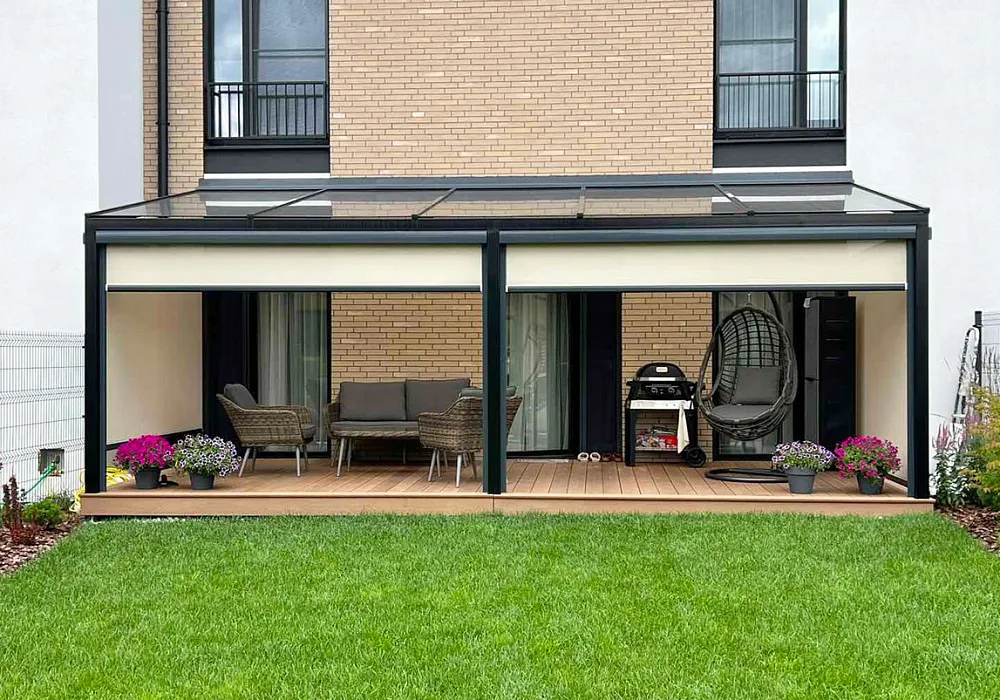 Терраса ДПК в загородном жилом комплексе Терраса ДПК в загородном жилом комплексе