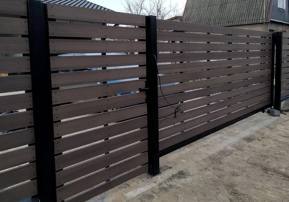 Забор, ворота и калитка из доски ДПК бренда Outdoor Забор, ворота и калитка из доски ДПК бренда Outdoor
