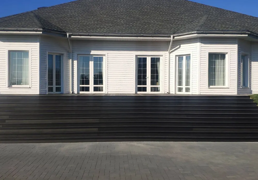 Терраса со ступенями в д. Лапоровичи Терраса со ступенями в д. Лапоровичи