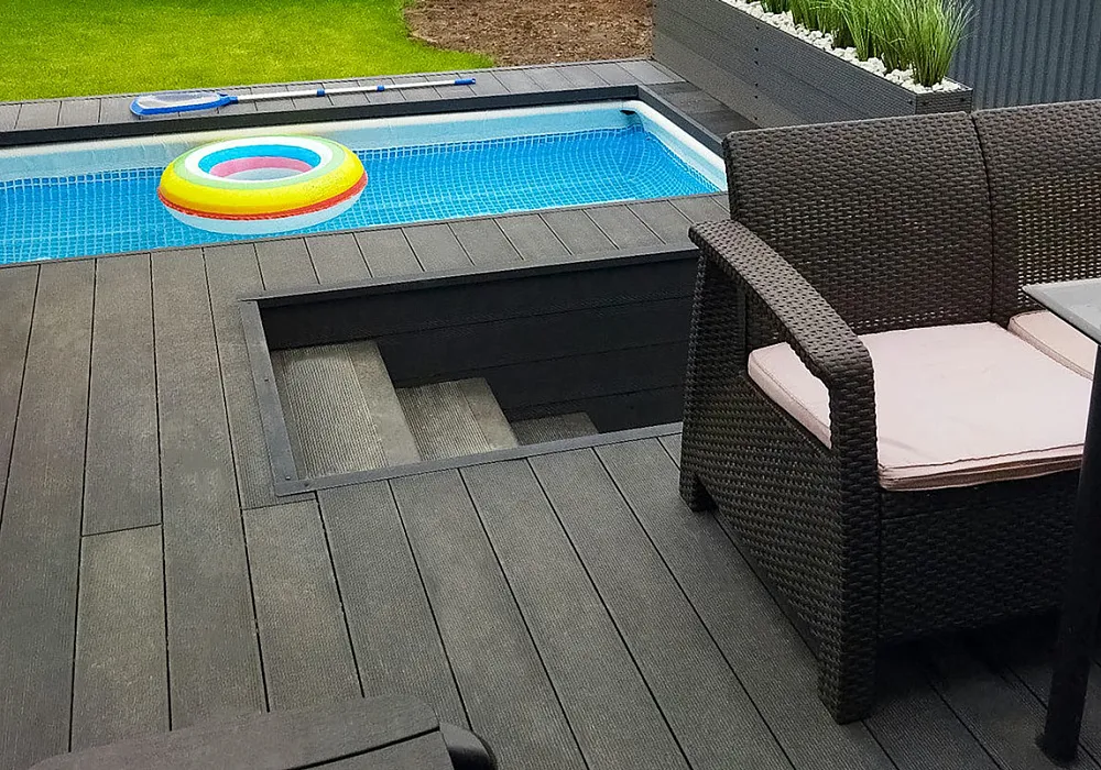 Терраса из ДПК в частном доме Терраса из ДПК в частном доме