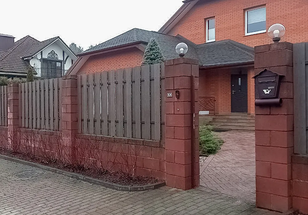 Забор частного дома Забор частного дома