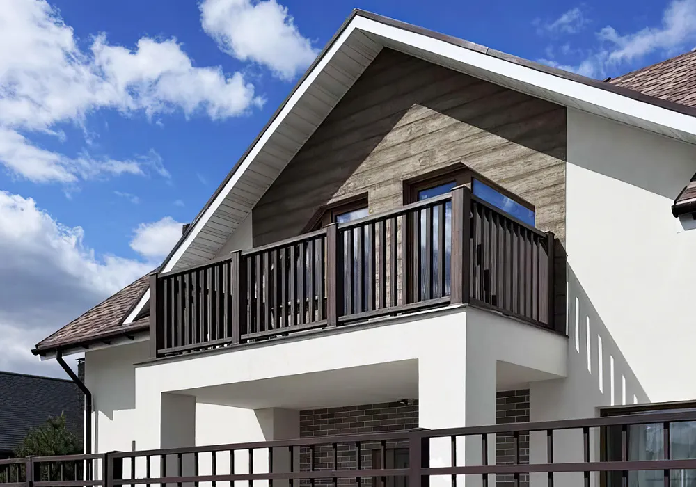 Ограждение на террасе частного дома Ограждение на террасе частного дома